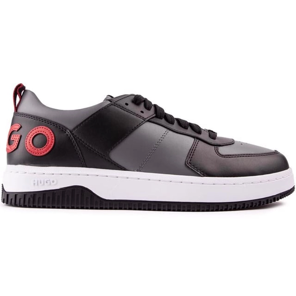 Hugo Boss Mens Kilian Tenn Trainers - Black Leather - Size UK 6